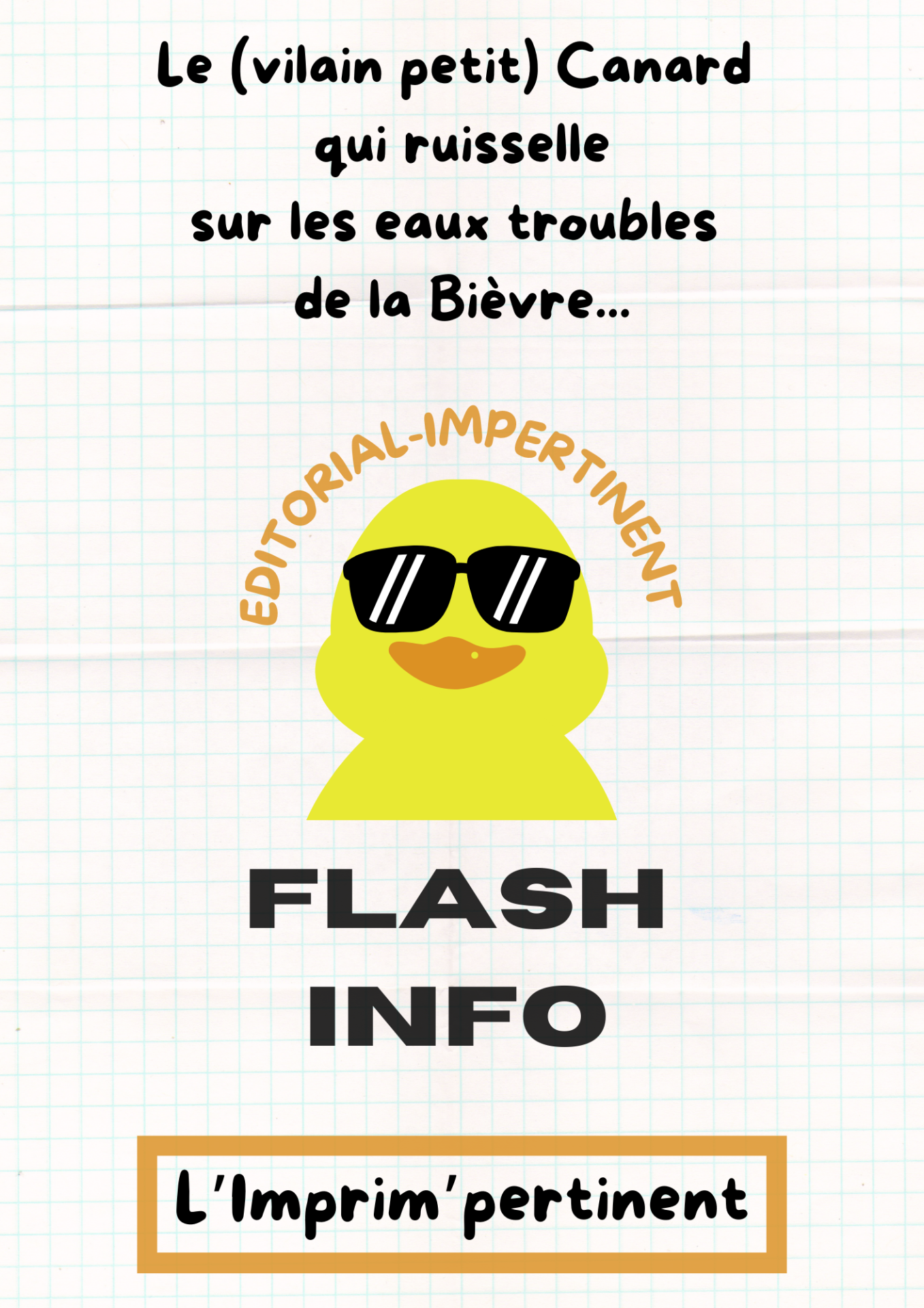 Flash info n 1 lancement du canard page1